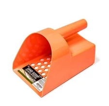 ORANGE PLASTIC SAND SCOOP FOR METAL DETECTING TREASURE DETECTOR SIFTING SAND
