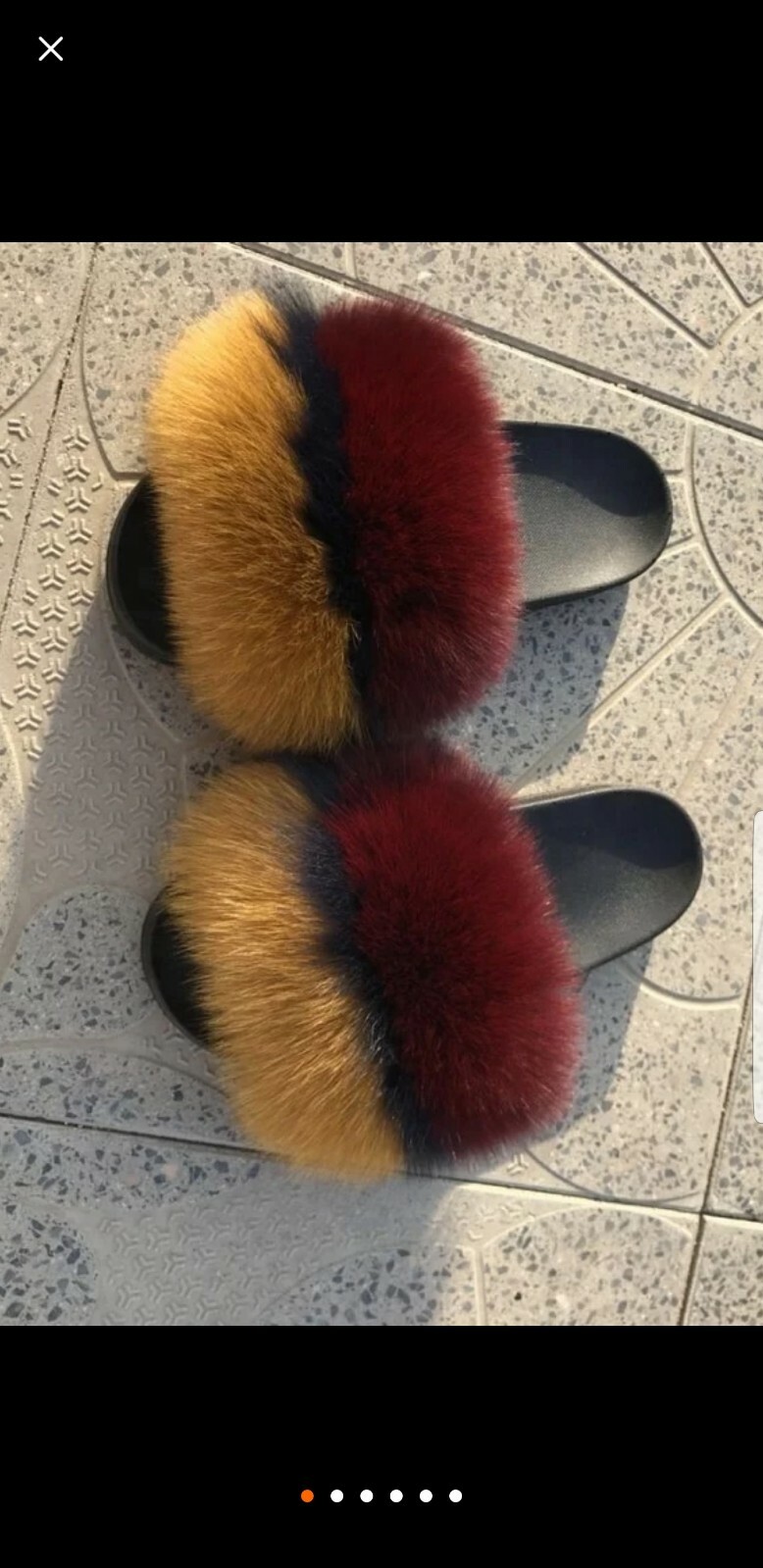 PreOrder- Handmade Mega Fox Fox Fox Fur Slides - green red 55a709 PreOrder- Handmade Mega Fox Fox Fox Fur Slides - green red 55a709