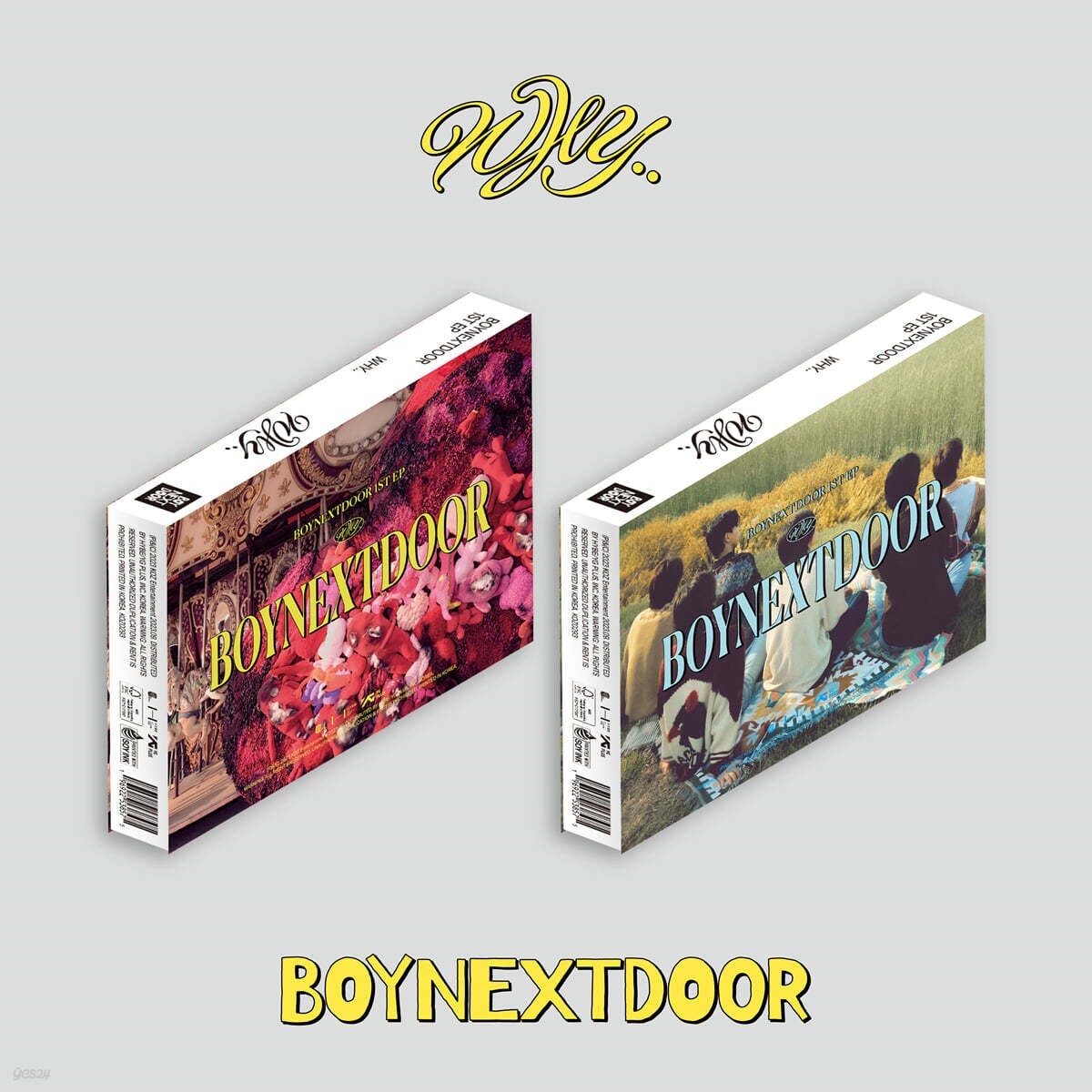 BOYNEXTDOOR アルバム BOYNEXTDOOR 1st EP Album WHY Random Ver. CD+Book+P.Card+Film+