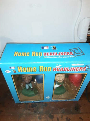 Home Run Headliners XL Bobbleheads Ken Griffey Jr and Mark McGwire NEW - Picture 5 of 5