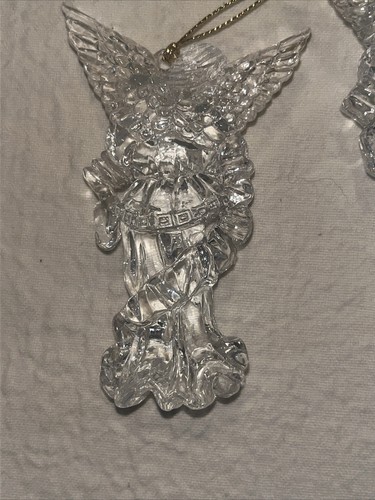 Clear Angel Christmas Ornaments Acrylic Plastic - Picture 6 of 9
