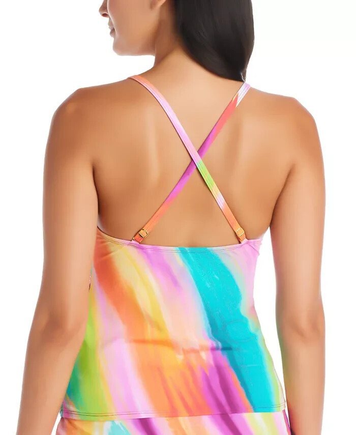 NWoT Bleu Rod Beattie Women's High Neck Tankini Top Size 14 $140