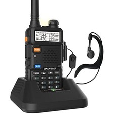 UV-5R Dual Band Two Way Radio Black , 144-148MHz 420-450MHz UHF, VHF NEW