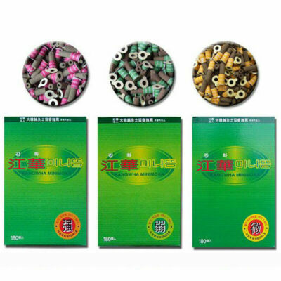 Kang Hwa Mini Moxa Moxibustion Stick-on 180 pcs 3 Type (Hot / Warm / Mild)