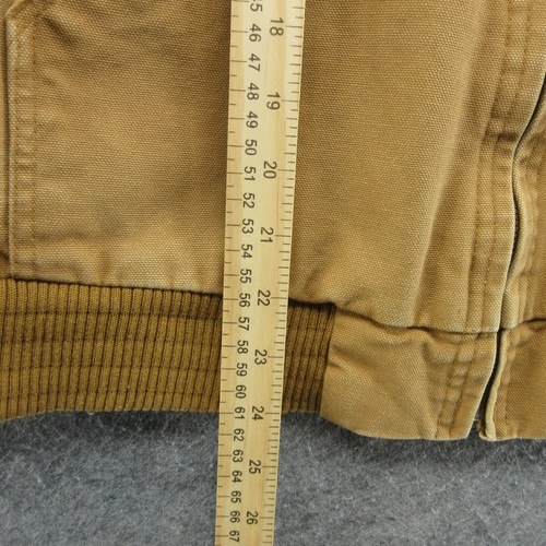 VTG Dickies Jacket Mens Large Brown Thermal Lined Canvas 90s Active Workwear - Picture 12 of 24