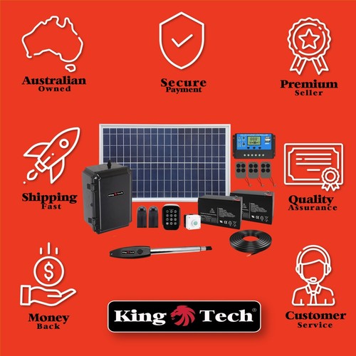 Swing Gate Opener 650KG Electric Motor Automatic Full Solar Remote Single +S - Picture 12 of 13
