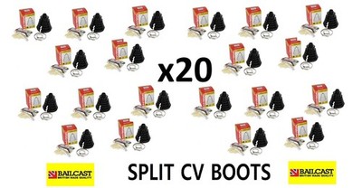 20x Drive Shaft Universal Split CV Boot Kit Inner Or Outer Fits 99% Vehicles L/R