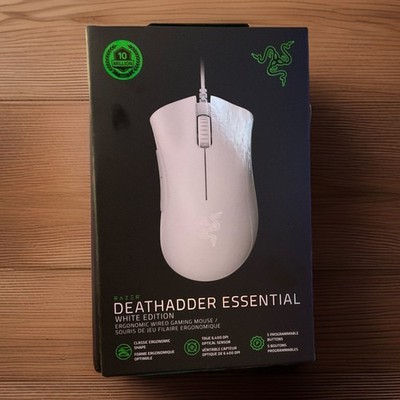 Razer DeathAdder Essential Wired Optical Gaming Mouse WHITE   RZ01-03850200-R3U1