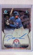 2023 Bowman Chrome - Prospect Autographs Daniel Mateo #CPA-DMO (AU, RC)