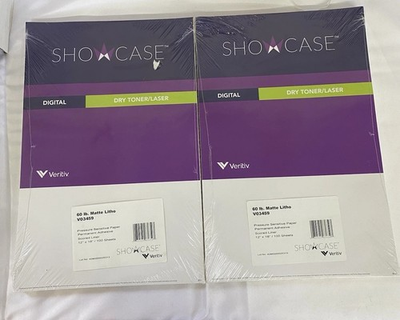 #ad #ad Showcase 60 lbs White Matte Litho Scored Pressure Sensitive Paper 12x18 $105.00