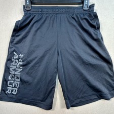 Under Armour Black Loose Boys Shorts Youth Large A4