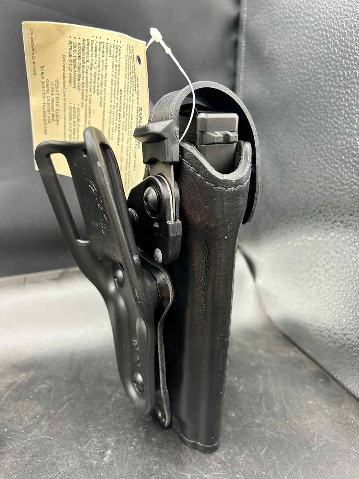 SAFARILAND 6280 SLS LVL II DUTY HOLSTER GLOCK 17 22 w/ TLR-7 LIGHT Left Hand - Image 4 of 4