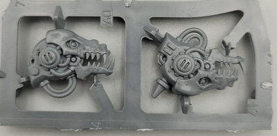 Warhammer 40k Tabletop BITZ BITS :  Chaos Knights Bluthunde/Jagdhunde Kopf