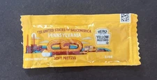 Pennsylvania United States of Saucemerica Heinz mustard full unopened packet  🍅