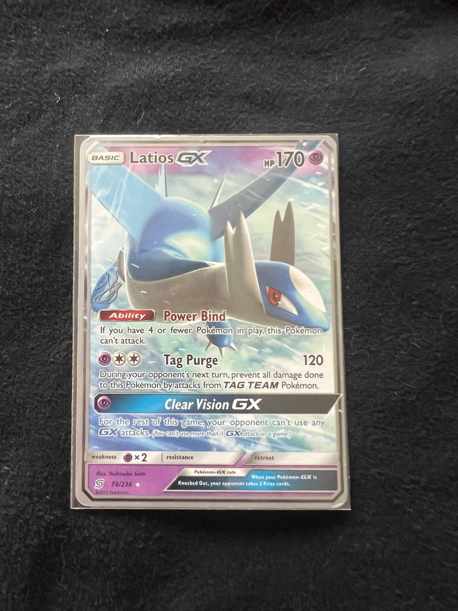 Unified Minds Latios GX 78/236 UR Signed Pokémon TCG World