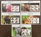 AUSTRALIA SINGAPORE 2019 STAMP EXHIBITION SET OF 5 EACH DAY 250 ISSUE NUMBERED