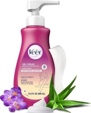 Veet Sensitive Skin Hair Removal Cream for Women 13.5 Fl Oz Bikini Hair Removal