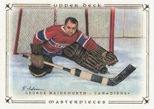 08-09 Upper Deck Masterpieces George Hainsworth #30