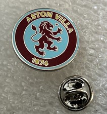 Aston Villa Supporter Enamel Badge - Wear Proud  - Add To Your Collection