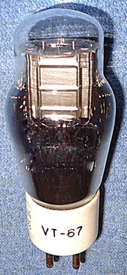 1 NOS RCA VT-67 aka 30 Special Vacuum Tube 1949 Vintage Transmitting Triode