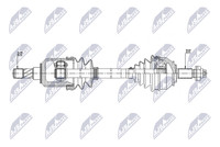 Nty NPW-FT-111 Antriebswelle Vorne Links Passend FüR Fiat Lancia