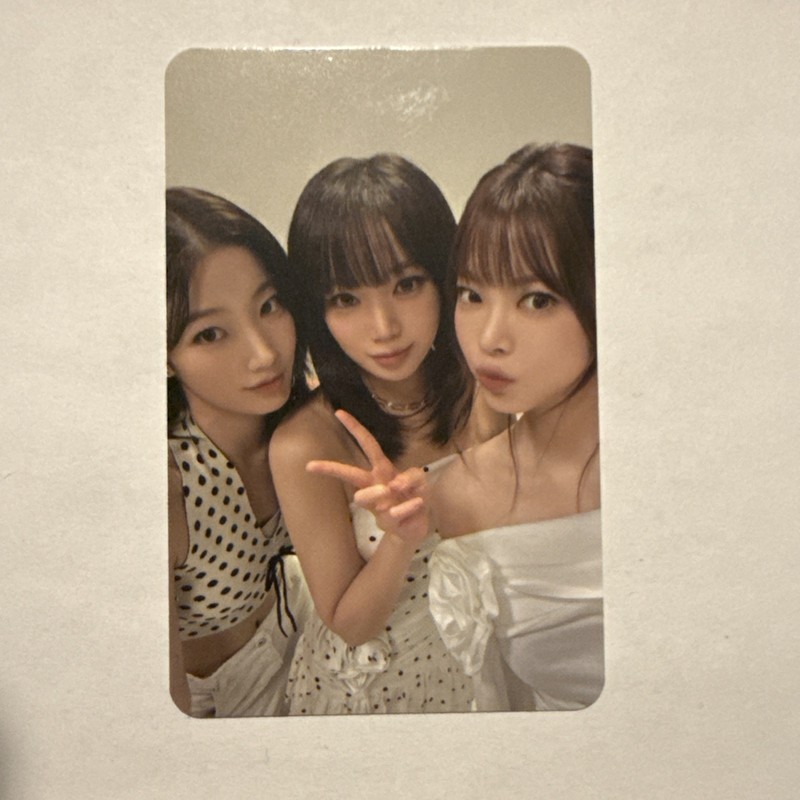 CHAEWON Eunchae Kazuha LE SSERAFIM Invitation VR CONCERT official unit Photocard