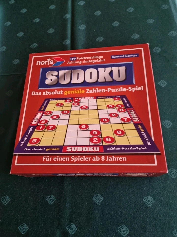 "SUDOKU - Das geniale Zahlen-Puzzle-Spiel" - Noris Brettspiel Legespiel ab 8 - Bild 2 von 4