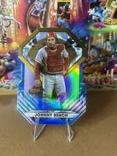 2025 Topps Series 1 Johnny Bench Diamond Greats Die Cut BLUE - Reds - HOF