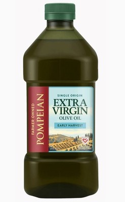 Pompeian Single Origin Early Harvest Extra Virgin Olive Oil (68 fl oz) Exp 07/27