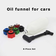 Durable Engine Oil Funnel Set with Adapters for Car Oil Filling Long-Lasting Use
