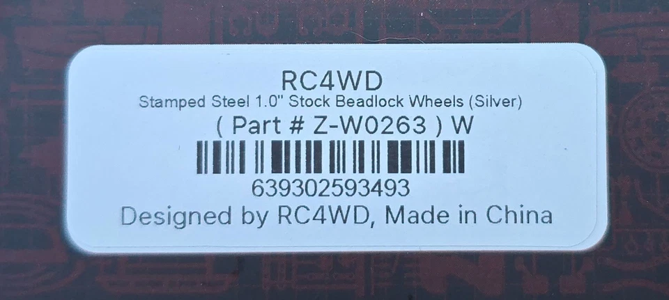 RC4WD 1.0" Stamped Steel Beadlock Wheels and Falken Wildpeak M/T Tires Set - Image 3 of 4