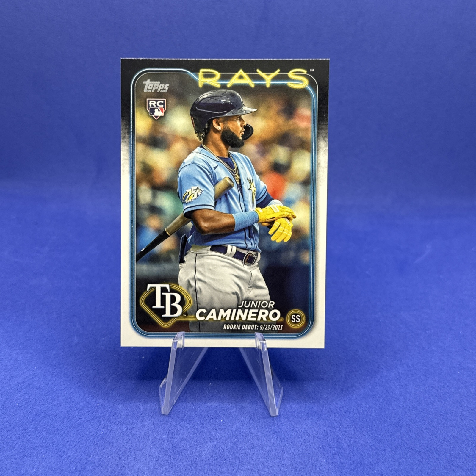2024 Topps Update Junior Caminero Rookie Debut #US223 - Rays