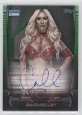 2021 Topps WWE Undisputed Superstar Roster Green /50 Carmella #A-C Auto g2u