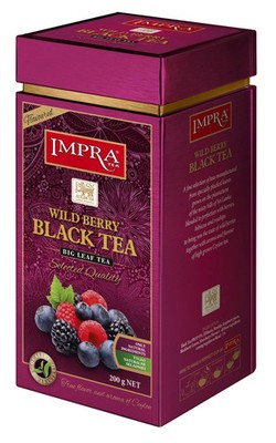 IMPRA WildBerry Black Tea - Big Leave Tea 200g Tin Can