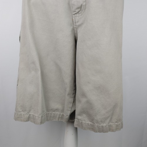 Men's Van Heusen Size 44 Light Beige Khaki Cargo Shorts - Picture 3 of 16