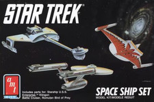 AMT - Nr. 6677 - Star Trek - Space Ship Set von 1989