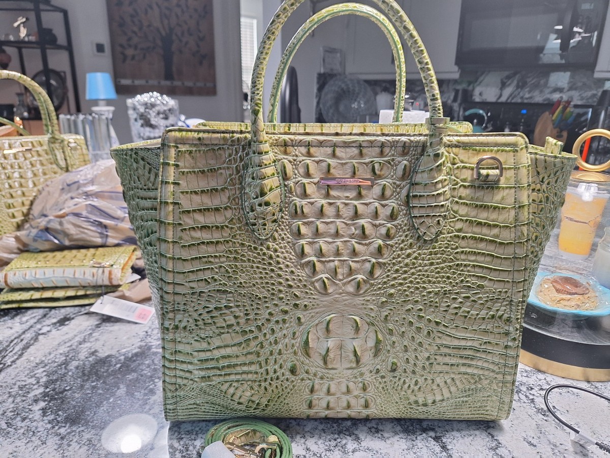 Brahmin Melbourne Collection Megan Fern Leather Tote Bag | eBay