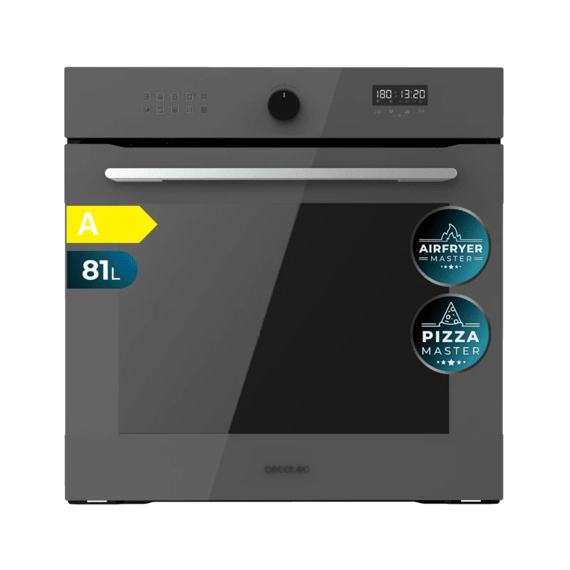 Integrierbarer Ofen Airfryer mit 81 L Cecotec Bolero Hexa AF316000 Grey A