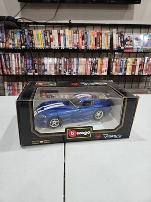 #ad BURAGO 1 18 Dodge Viper GTS coupe •Blue amp; White Diamonds 96 NIB $35.95
