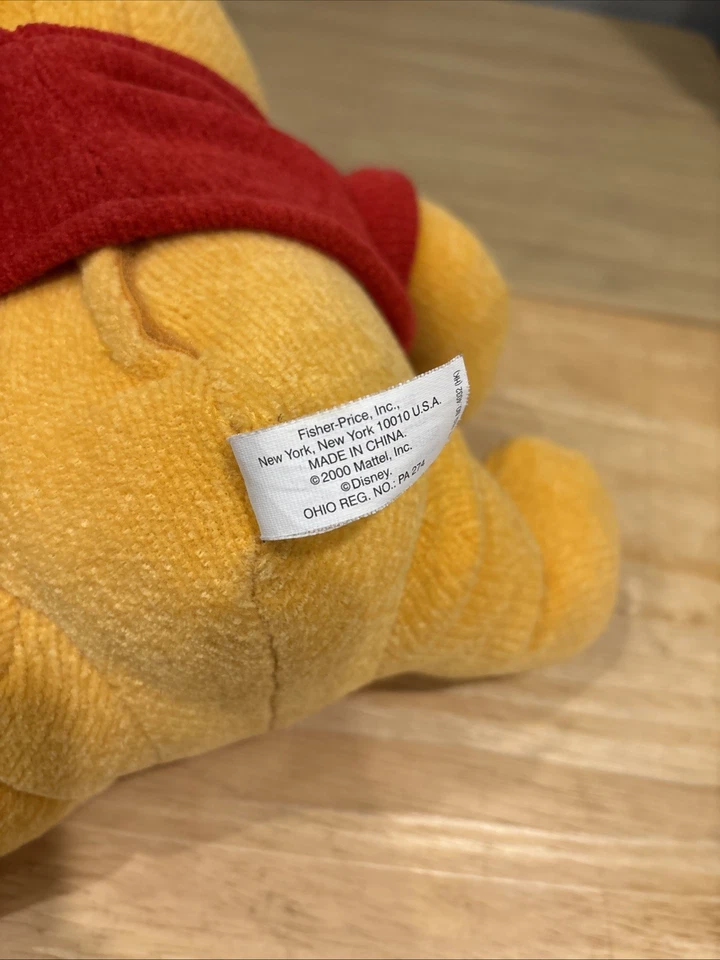 迪士尼小熊维尼爱拥抱小熊维尼会说话的毛绒玩具填充动物 — 第 3/4 张图片