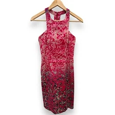Anthropologie Plenty by Tracy Reece Racerback Midi Dress Sz 2 Pink Sleeveless