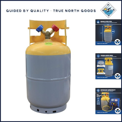 #ad Heavy Duty Steel Refrigerant Recovery Cylinder with Maximum Pressure of 400 PSI $239.89