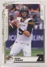 2020 Upper Deck CFL Gold 26/50 Dane Evans #181 mp7