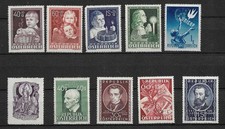 Austria 1949 lot MH stamps
