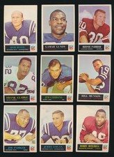 1965 Philadelphia Gum Football -Lot of (20) MID-GRADE w/ MITCHELL, PARKER, LUNDY