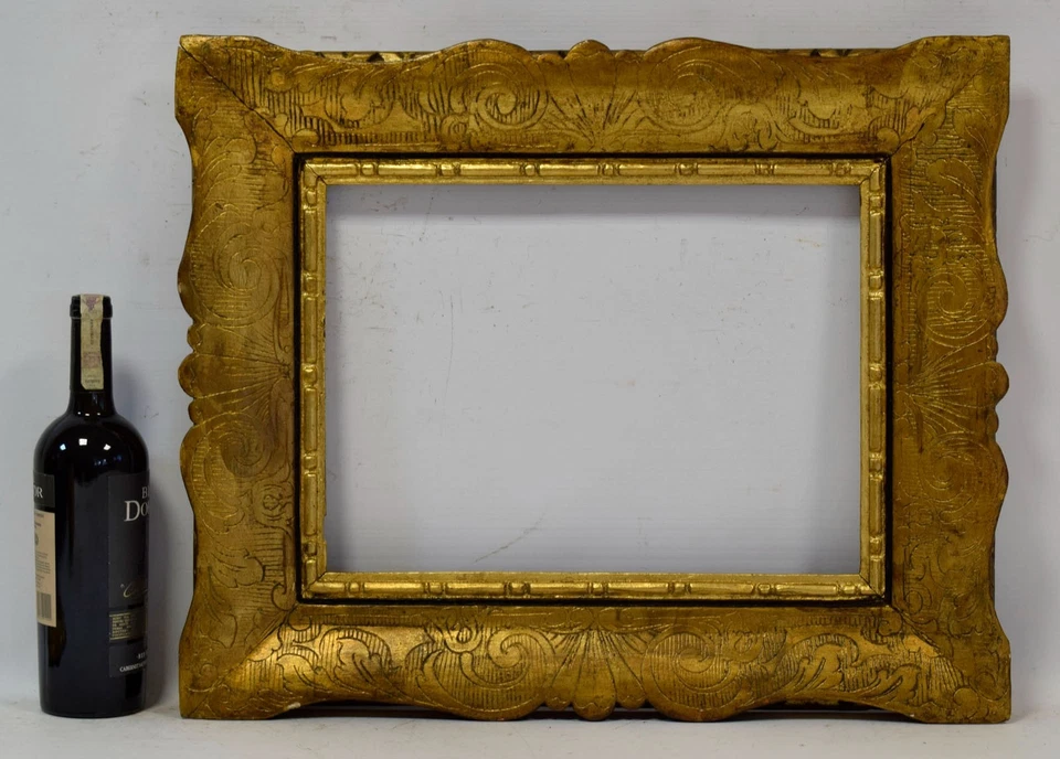 Vers 1880-1900 Ancien cadre, état d’origine, taille intérieure : 40,5 x 30,5 cm - Photo 2/4