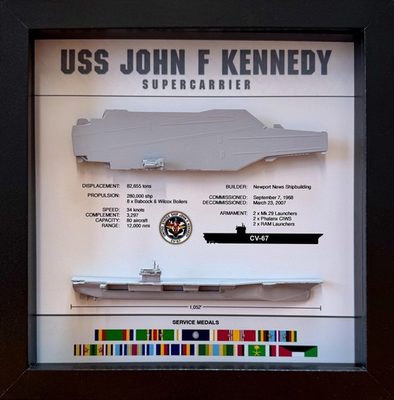#ad #ad USS John F Kennedy CV 67 CVA 67 9quot; x 9quot; $60.00