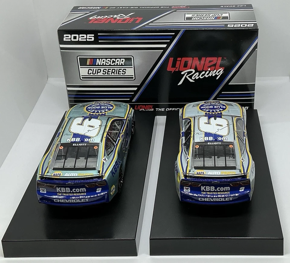 2025 1/24 #9 Chase Elliott KBB - 2 Car Set Liquid - Flashcoat Color Matching DIN - Image 3 of 3