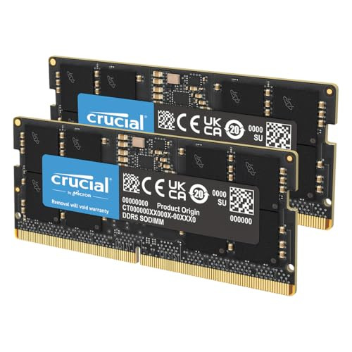 Crucial RAM 64GB Kit (2x32GB) DDR5 5600MHz Laptop Memory