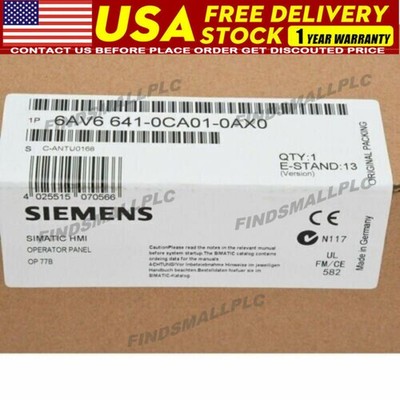 NEW IN BOX SIEMENS SIMATIC HMI 6AV6641-0CA01-0AX0 6AV6 641-0CA01-0AX0